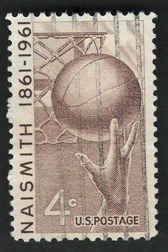 USA 1961 Honoring James Naismith: Basketball. Scott #1189