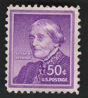 USA 1954-68 Liberty Issue: Susan B. Anthony. Scott #1051 (Unused). Price R6