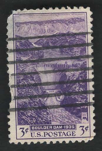 USA 1935 Boulder Dam Scott #774 3c. Price R2