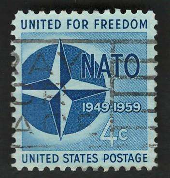 USA 1959 NATO Emblem. Scott #1127