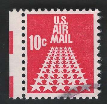 USA Scott Air Post 1968 50-Star Runway. #C72 10c . Price R2