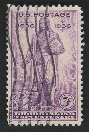 USA 1935 Roger Williams Scott #777 3c Purple. Price R4