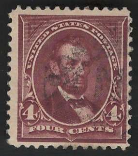 USA Scott 1897/1903 #280a 4c Lilac Brown. Price R16 (cv R78)