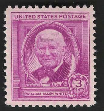 USA 1948 Author: William Allen White. Scott #960 (MOGH)