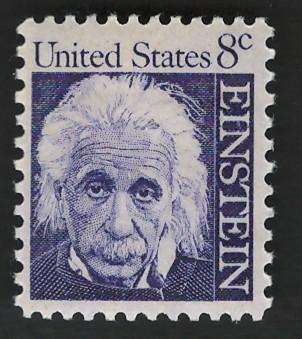 USA 1965-78 Prominent Americans: Albert Einstein (MNH). Scott #1285