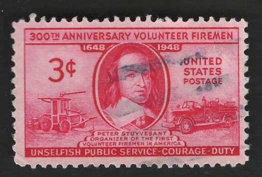 USA 1948 Peter Stuyvesant. Early and Modern Fire Engines #971. Price R4