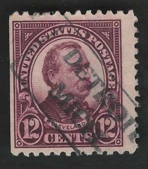 USA 1931 (P11x10½) Scott #693 12c Violet Brown. Price R5