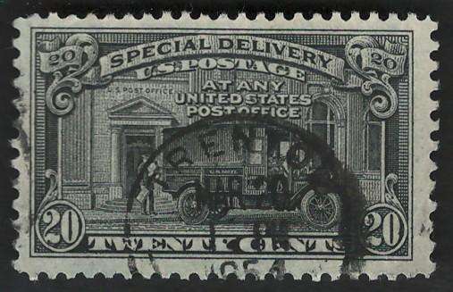 USA Scott Special Delivery 1844-51 #E19 20c Black