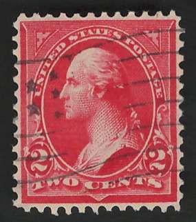 USA-Scott 1897-1903 #279Bh. 2c Vermillion. Price R12 (cv R58)
