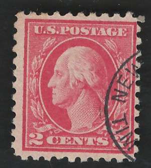 USA-Scott 1916/17  (P10) #463 2c Carmine (Type I). Price R5