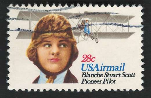 USA Scott Air Post 1980 Blanche Stuart Scott #C99 28c