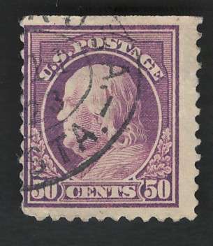 USA-Scott 1917/19  P11 #517 50c Red Violet. Price R9