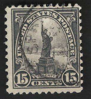 USA 1931 (P11x10½) Scott #696 15c Dark Gray. Price R5