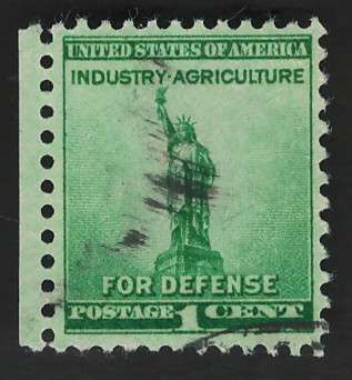 USA 1940 National Defense: Liberty Statue Scott #899 1c.