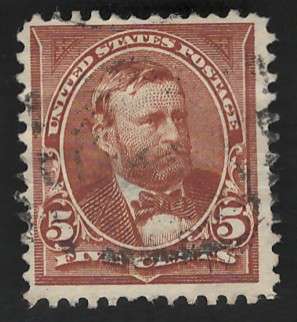 USA-Scott 1894 5c #255 Yellow Brown. Price R19 (cv R195)