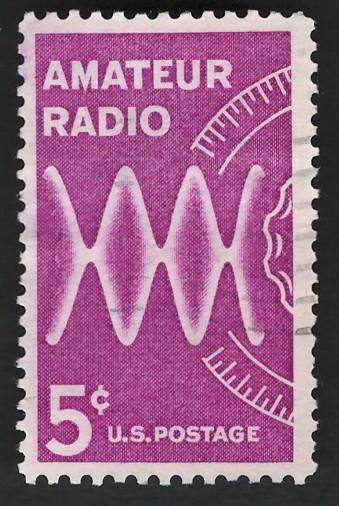 USA 1964 Amateur Radio: Radio Waves and Dial. Scott #1260