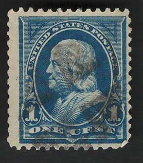 USA-Scott 1895 #264 1c Dark Blue. Price R9