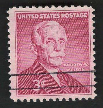 USA 1955 Andrew W. Mellon. Scott #1072