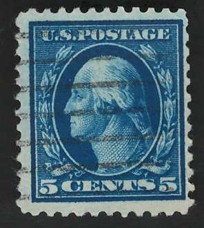 USA-Scott 1917/19  P11 #504 5c Blue. Price R5