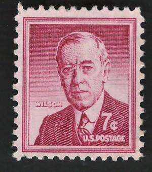 USA 1954-68 Liberty Issue: Woodrow Wilson. Scott #1040 (Unused)