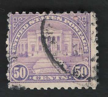 USA 1931 (P11x10½) Scott #701 50c Lilac. Price R5