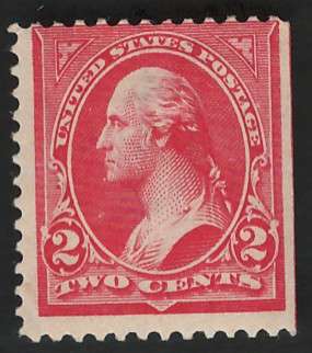 USA-Scott 1897-1903 #279Bh. 2c Vermillion (Unused). Price R31 (cv R214)