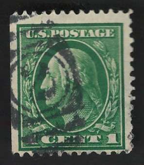 USA-Scott 1912/14  #405 1c Green. Price R5