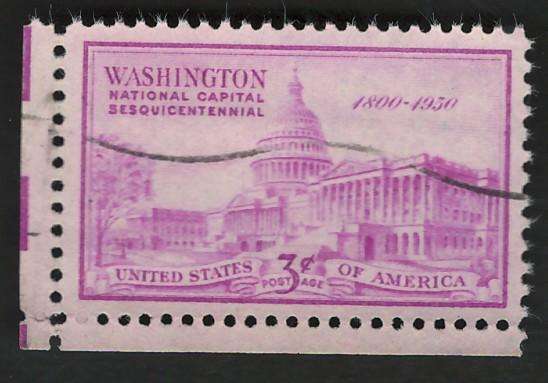 USA 1950 United States Capitol, Washington. Scott #992