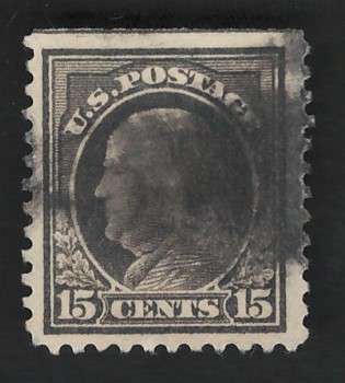 USA-Scott 1917/19  (P11) #514 15c Dark Gray. Price R13