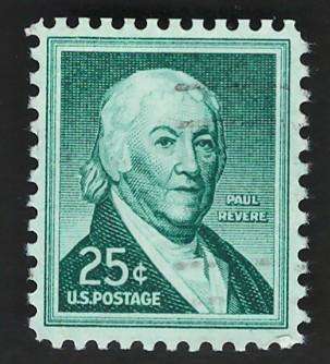 USA 1954-68 Liberty Issue: Paul Revere. Scott #1048. Price R4