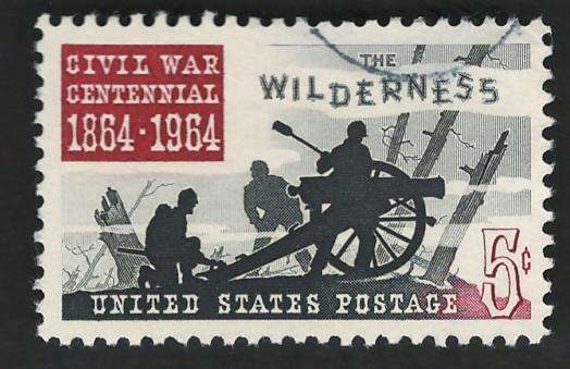 USA 1961 Civil War: Battle of the Wilderness, 1864. Scott #1181