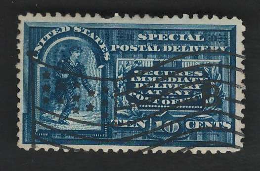 USA Scott Spec Del 1894 (#E4) 10c Dark Blue