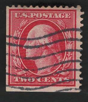 USA-Scott 1908/09 P12 #332 2c Dark Carmine. Price R5