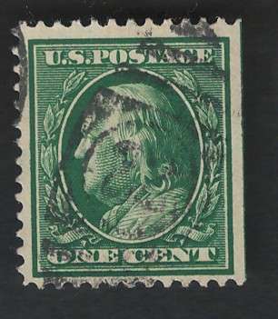 USA-Scott 1908/09 P12 #331 1c Dark Green. Price R5