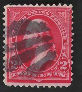 USA Scott 1897-1903 #279Bf. 2c Carmine. Price R9