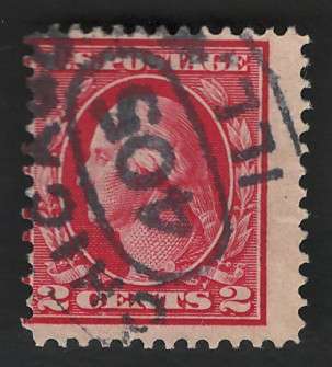 USA-Scott 1912/14  #406 (Type I) 2c Dark Carmine. Price R6
