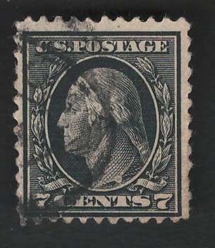 USA-Scott 1917/19  P11 #507 7c Black. Price R12