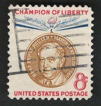 USA 1959 Ernst Reuter. Scott #1137