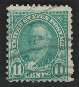 USA 1931 (P11x10½) Scott #692 11c Blue Green. Price R7