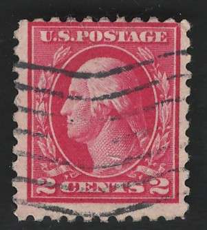 USA-Scott 1916/17  (P10) #463 2c Dark Carmine (Type I). Price R5