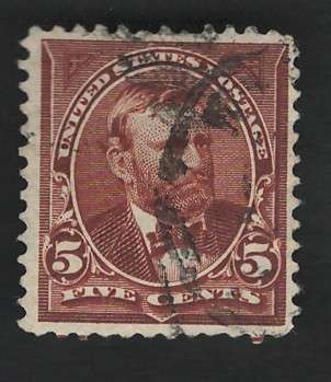 USA-Scott 1895 #270 5c Chestnut. Price R15 (cv R78)