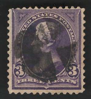 USA-Scott 1895 #268 3c Purple. Price R13