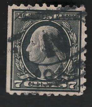 USA-Scott 1916/17  (P10) #469 7c Black. Price R44 (cv R292)
