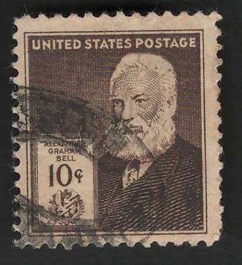 USA 1940 Alexander Graham (American Inventors) Scott #893 10c