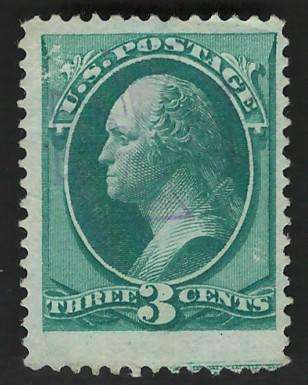 USA-Scott 1879 #184 3c Light Green