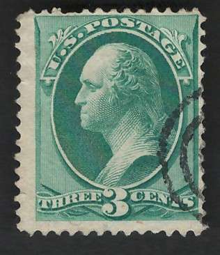 USA-Scott 1879 #184 3c Light Green. Price R9