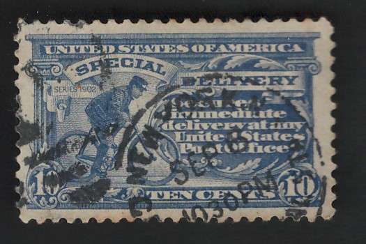 USA Scott Spec Del 1917 (#E11c) 10c Blue