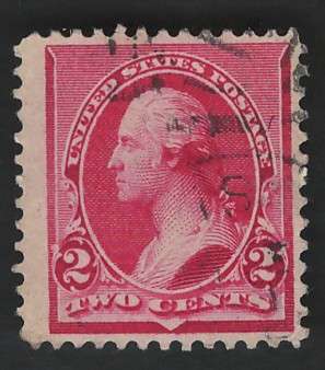 USA Scott 1890/93 #220 2c Rose. Price R5