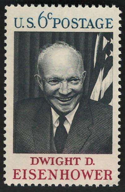 USA 1969 Dwight D. Eisenhower (MOGH). Scott #1383