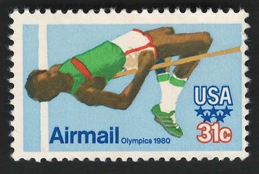 USA Scott Air Post 1979 Olympic Games: High Jump #C97 31c (Unused). Price R8